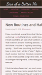 Mobile Screenshot of lessofabetterme.com